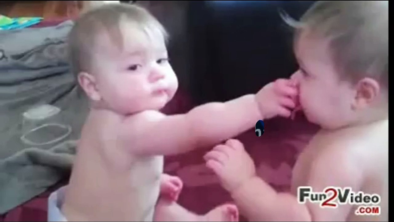 Cute Babies Funny Fight