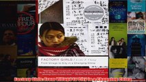 Download PDF  Factory Girls From Village to City in a Changing China FULL FREE