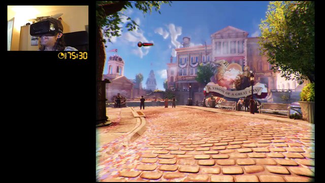 Oculus Rift DK2 - Bioshock Infinite/VorpX - #1 Just a 4chan joke