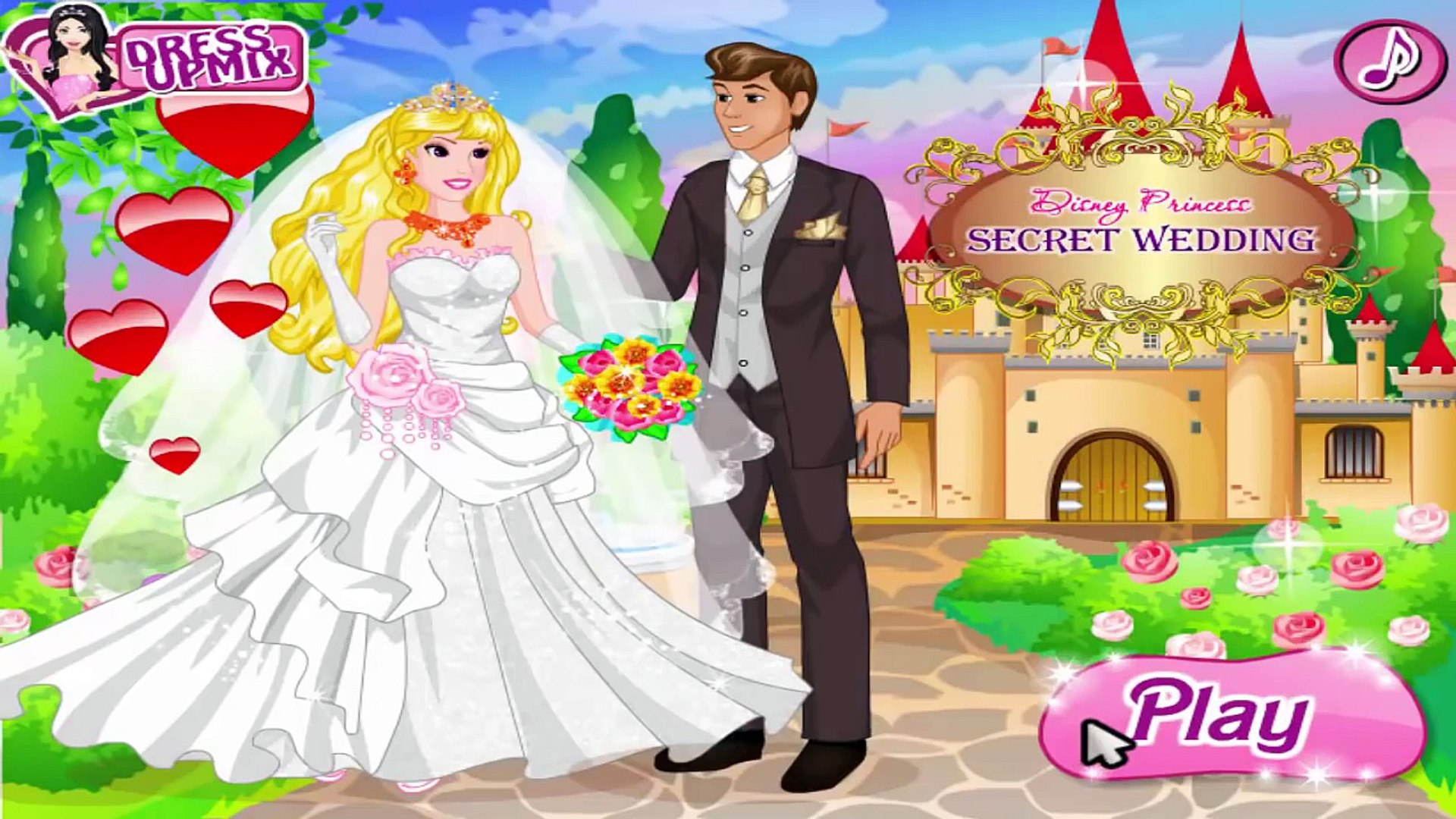 Disney Princess Games - Disney Princess Secret Wedding