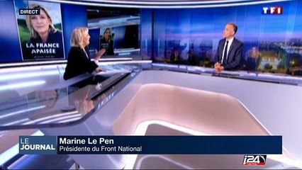 Marine Le Pen veut négocier avec Bruxelles sur l'euro et Schengen