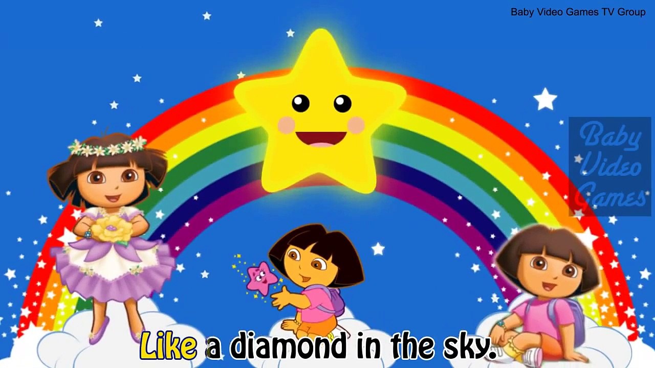 845 Twinkle Twinkle Little Star Dora The Explorer Cartoon Nursery Rhymes for Kids