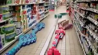 One way to pass the night shift Supermarket domino] YouTube