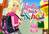 мультик игра Игра Барби Barbie принцесса собирается в школу