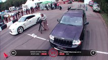 Nissan GT R Stage 2 vs Jeep Grand Cherokee SRT 8 Supercharged