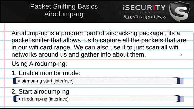 05 Sniffing Basics – Ariodump-ng Basics