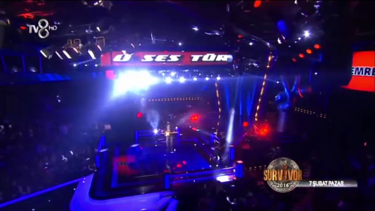 O Ses Türkiye - Emre Sertkaya (Herşeyi Yak) 30.01.2016 Muhteşem Performans