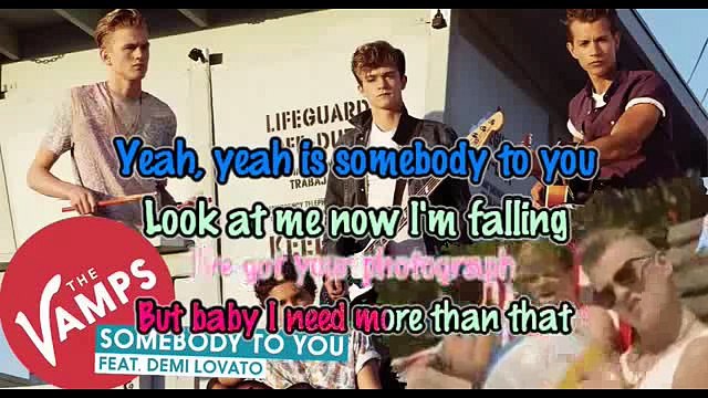 KARAOKE THE VAMPS feat DEMI LOVATO - Somebody to you
