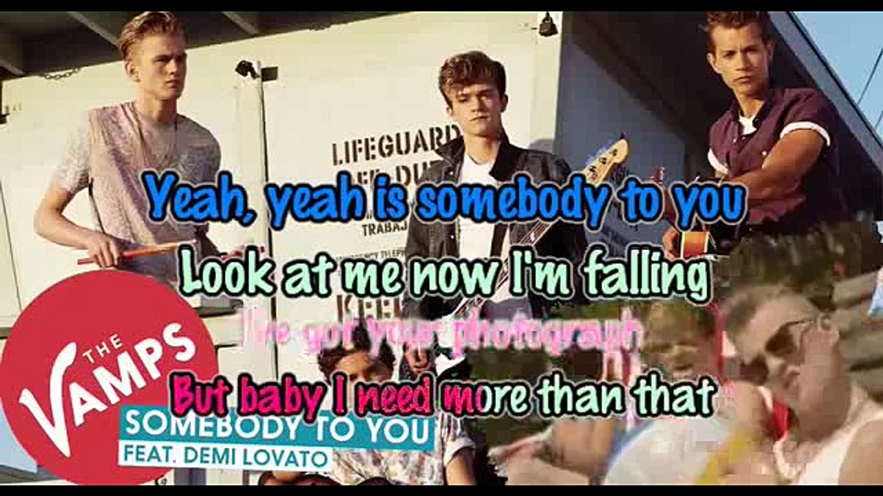 KARAOKE THE VAMPS feat DEMI LOVATO - Somebody to you