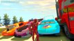 Hulk Iron man Lightning McQueen Boost Dinoco King 43 Disney cars race The Loop