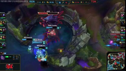 NA LCS Doublelift shuts down RNG with Quadra Kill