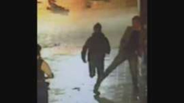 CCTV shows bystander trip up chased suspect in Kingston