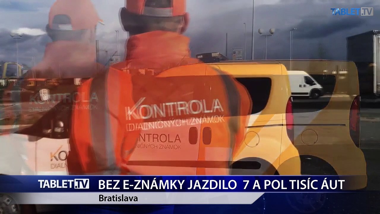 Bez elektronickej diaľničnej známky jazdilo po cestách 7483 áut