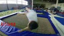 Акробатика прыжки на батуте в Красноярске