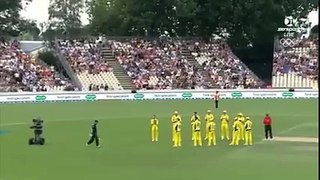 Guard of honour given by Team Australia to Brendon McCllum.