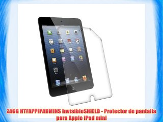 Download Video: ZAGG HTFAPPIPADMINS InvisibleSHIELD - Protector de pantalla para Apple iPad mini