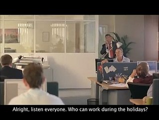 Funny: Who Can Work During Holidays ?