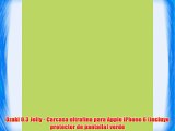 Ozaki 0.3 Jelly - Carcasa ultrafina para Apple iPhone 6 (incluye protector de pantalla) verde