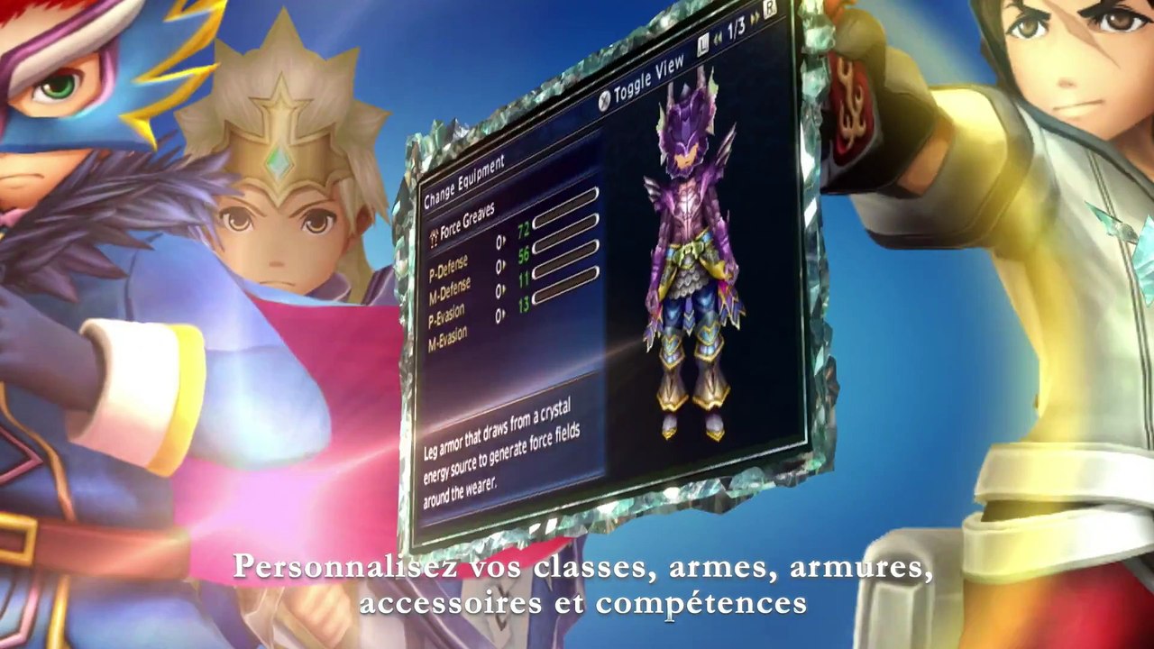 Final Fantasy Explorers - Create & Customize your own explorer