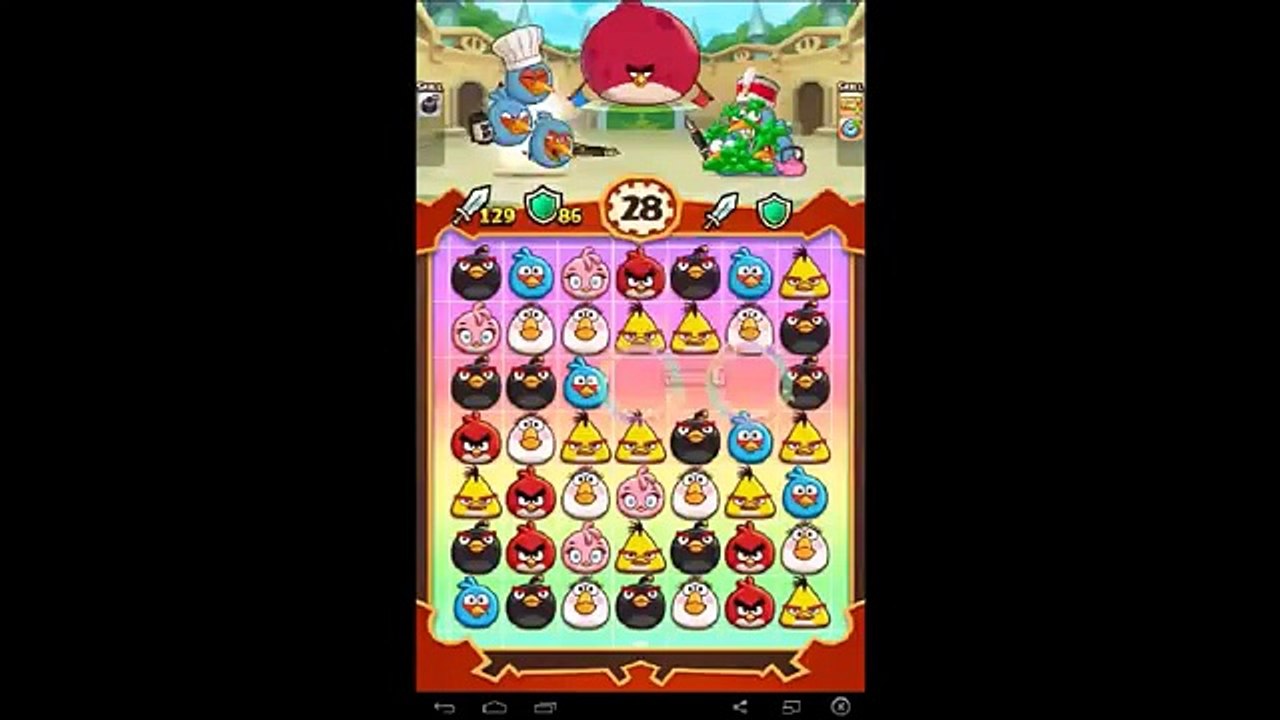 Angry Birds Fight Part 6 - Angry Bird Fights Gameplay All Bosses - Angry Birds Baby TV