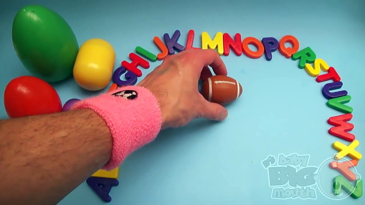 BABY BIG MOUTH SURPRISE EGG LEARN TO SPELL SPORTS video Dailymotion