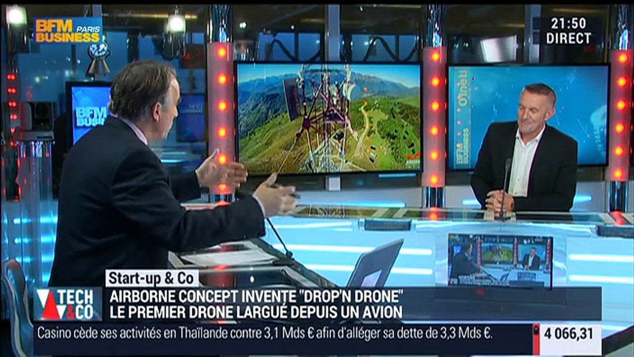 Start-up & Co: "Drop n' Drone", le premier drone largable depuis un avion - 08/02