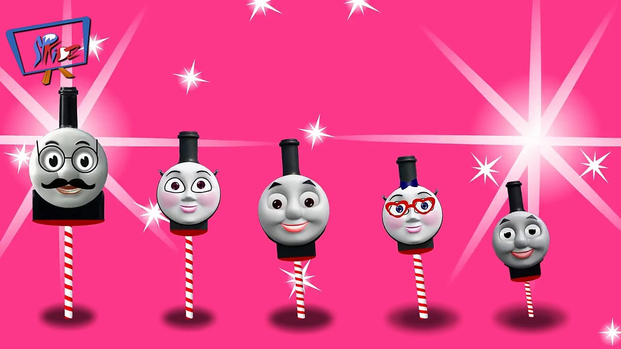 thomas train and his friend lollipop finger family