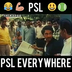 PSL PSL PSL Everywhere !! LOL !! #PSLT20 #HBLPSL