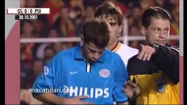 30.10.2001 - 2001-2002 Champions League Group D Matchday 6 Galatasaray 2-0 PSV Eindhoven