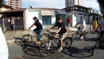 Passeio Ciclístico de Taubaté, família Taubaté,  Passeio de Verão de Bençãos, SP, Brasil -  Bikers e família