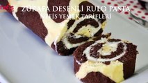 Zürafa Desenli Rulo Pasta Tarifi - Nefis Yemek Tarifleri