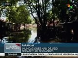 Miles de paraguayos en riesgo de epidemia por la crecida de ríos