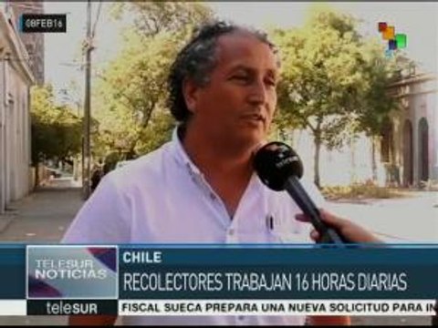 Recolectores de basura chilenos exigen mejores condiciones laborales
