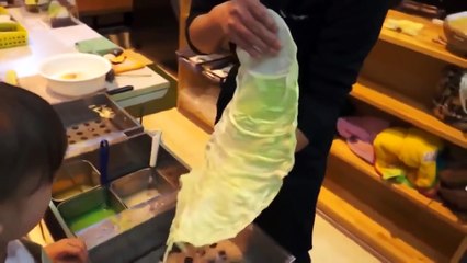 COMO SE HACE EL SAMPURU COMIDA DE MUESTRA EN JAPÓN (720p)