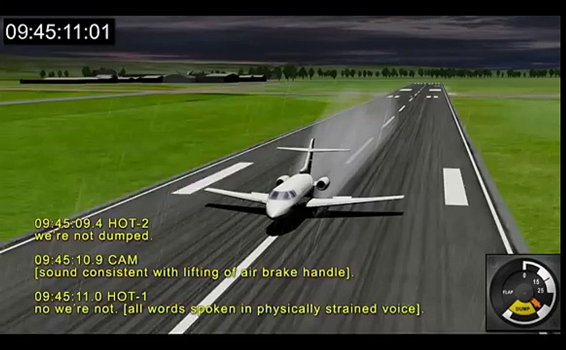 East Coast Jet Flight 81 CVR & Crash Animation - Video