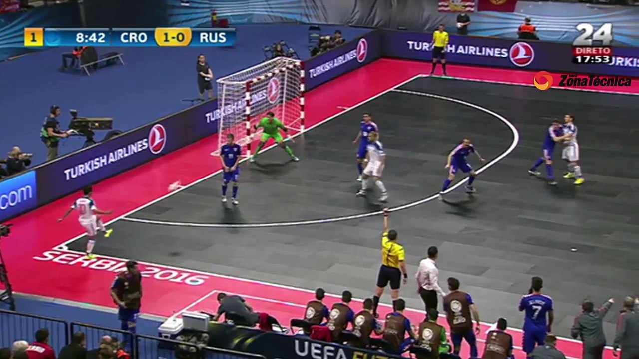 Croacia 2-2 Rússia | EUROFutsal2016