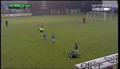Primavera, Inter-Lazio - Rissa a bordo campo