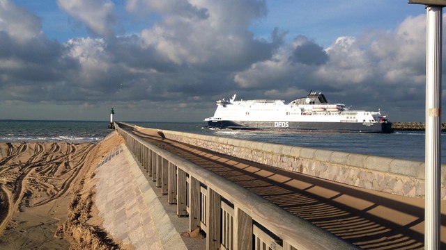 DFDS Côte des Dunes, première traversée Calais-Douvres