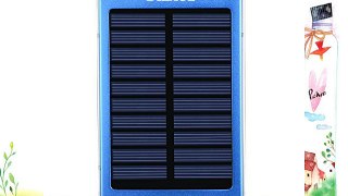 Dizaul SR-1003BE - Batería solar externa para dispositivos móviles