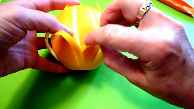 Украшения из апельсина! Decoration of orange! Украшения из фруктов! Decoration of fruits!