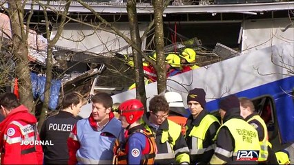 Au moins 9 morts et près de 100 blessés dans une collision de trains en Allemagne