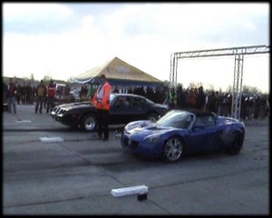 Pontiac Trans Am BiTurbo Vs. Opel Speedster Nitro Drag Race