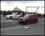 VW Golf V GTI Vs. Mercedes SLK Drag Race
