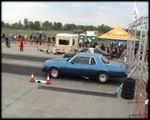 Audi S2 Coupe Vs. Chevrolet Caprice Coupe Drag Race