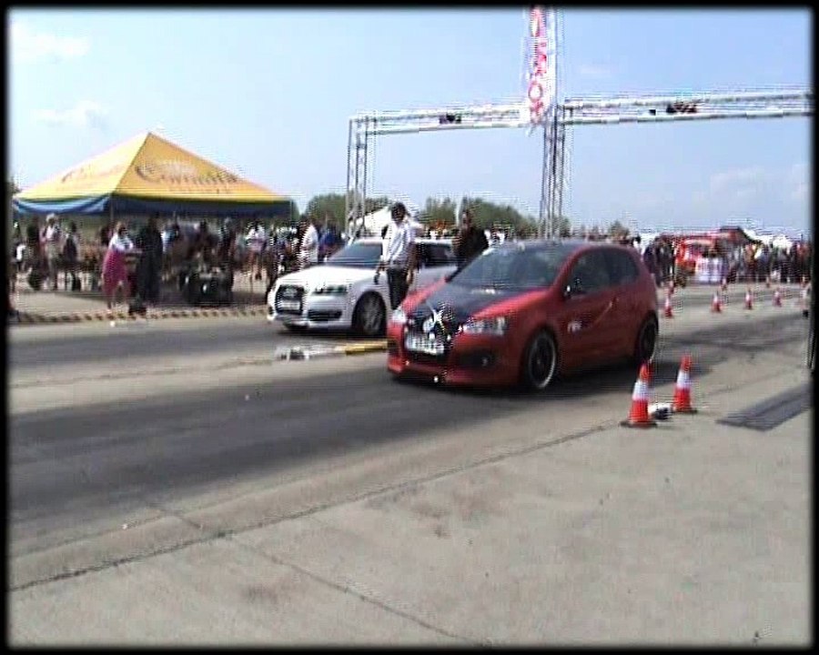 Audi S3 Vs. VW Golf V GTI Drag Race