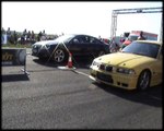 Audi S5 Vs. BMW E36 M3 Drag Race