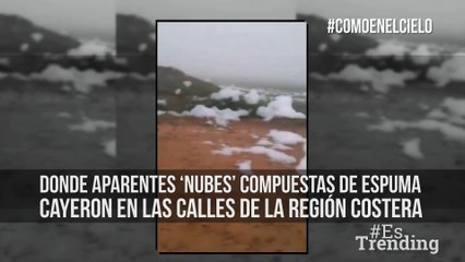 ¿Por qué se 'cayeron' las nubes en marruecos?