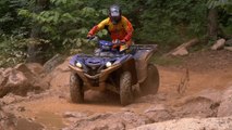 Testing the 2016 Yamaha Grizzly 700 EPS 4x4 at Wind Rock Riding Area in Tennessee