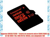 Kingston SDCA3/32GB - Tarjeta de memoria micro SDHC/SDXC de 32 GB (UHS-I U3 90R/80 W SDCA3