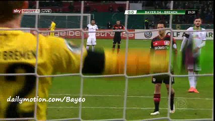 Chicharito Goal HD - Bayer Leverkusen 1-0 Werder Bremen - 09-02-2016 DFB Pokal